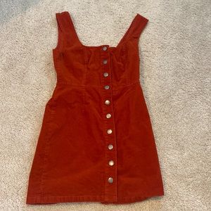 Urban Outfitters Button-up Corduroy Dress